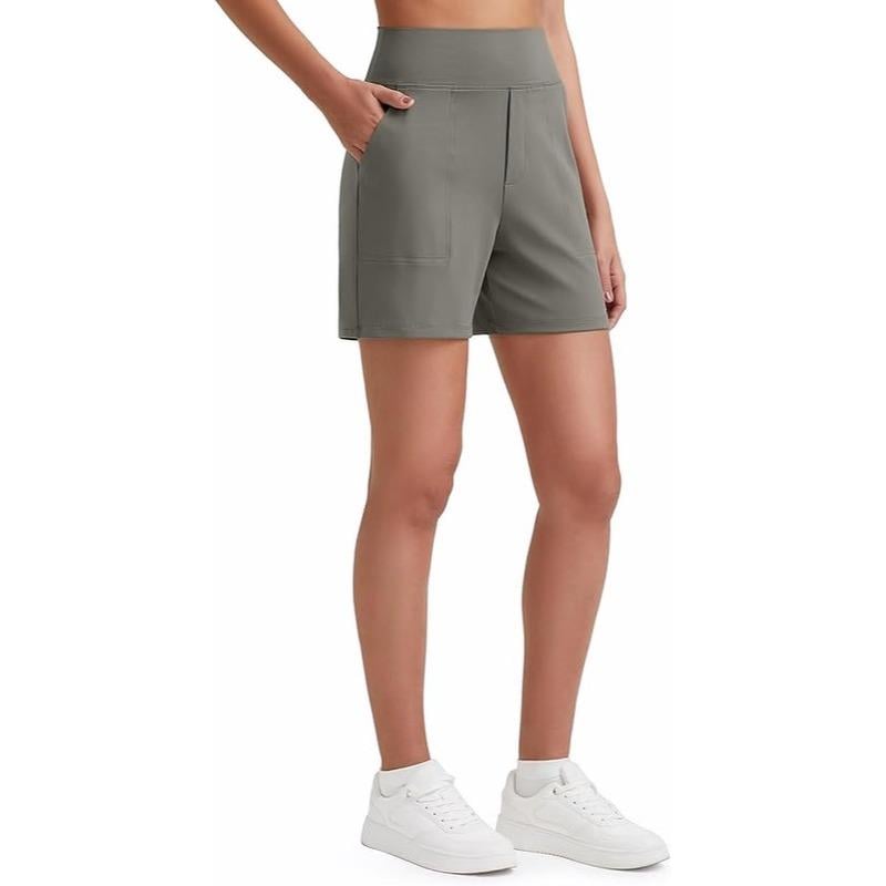 ⏳Last Day Promotion 49% OFF with FREE GIFT🎁✨AuraFit™ Everyday High-Waisted Shorts – Lightweight & Breathable with Functional Pockets 🌿