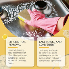 🎁LIMITED SALE BUY 2 GET 1 FREE!!✨Multi-Purpose Kitchen Heavy Oil Cleaner Spray🔥2025 Kitchen Hot Sale 🔥