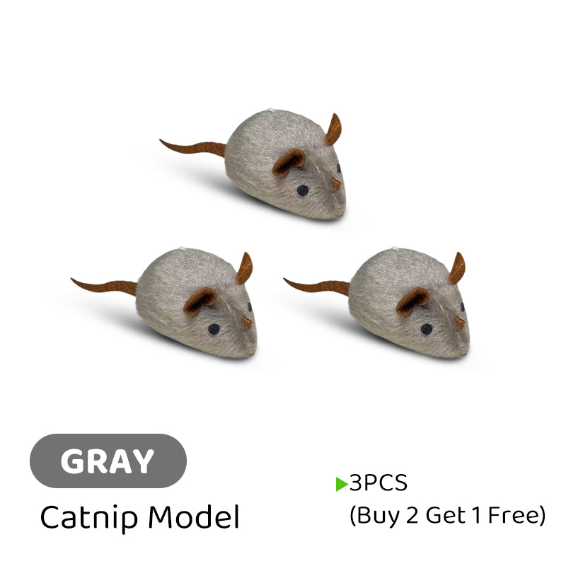 🐈Hot Sale 50% OFF💥Interactive Automatic Moving Mouse Toys with Squeaky Sound