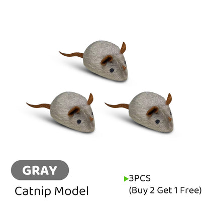 🐈Hot Sale 50% OFF💥Interactive Automatic Moving Mouse Toys with Squeaky Sound