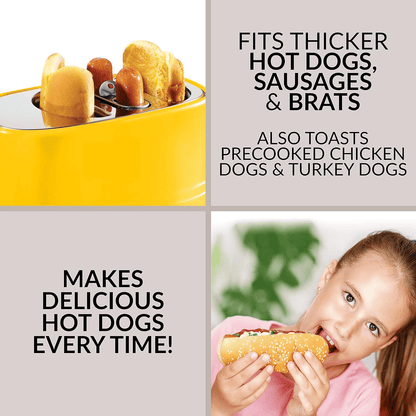 🌸LAST DAY FOR £42 OFF!🌸Retro Pop-Up Hot Dog Toaster