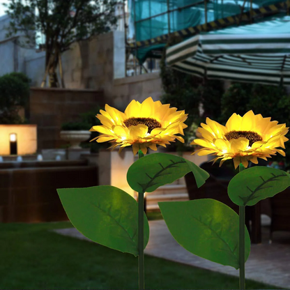 🌻30% OFF FLASH SALE ! Sunflower Solar Lights – Glowing Decor for Garden ✨🌿【Hurry Up】