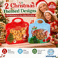 🎅LAST DAY SALE 50% OFF!!🎁Easy Fill, Easy Seal🎄 Festive Self-Seal Treat Bags – Santa & Snowman Print | Resealable, Food-Safe & Perfect for Cookies, Chocolates & Little Gifts⛄