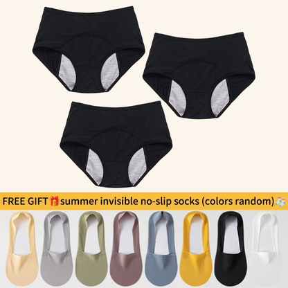 ⏳Last Day-Buy 1 Get 3 Packs!!🔥2026 Best-Selling🏆LunaBloom™ High-Waist Leak-Proof Panties ✨Butter-soft, ultra-stretchy & discreetly protective 🍃
