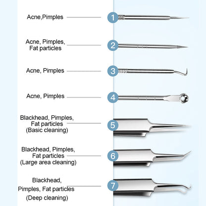 🔥Stainless Steel Blackhead Remover Tool Kit