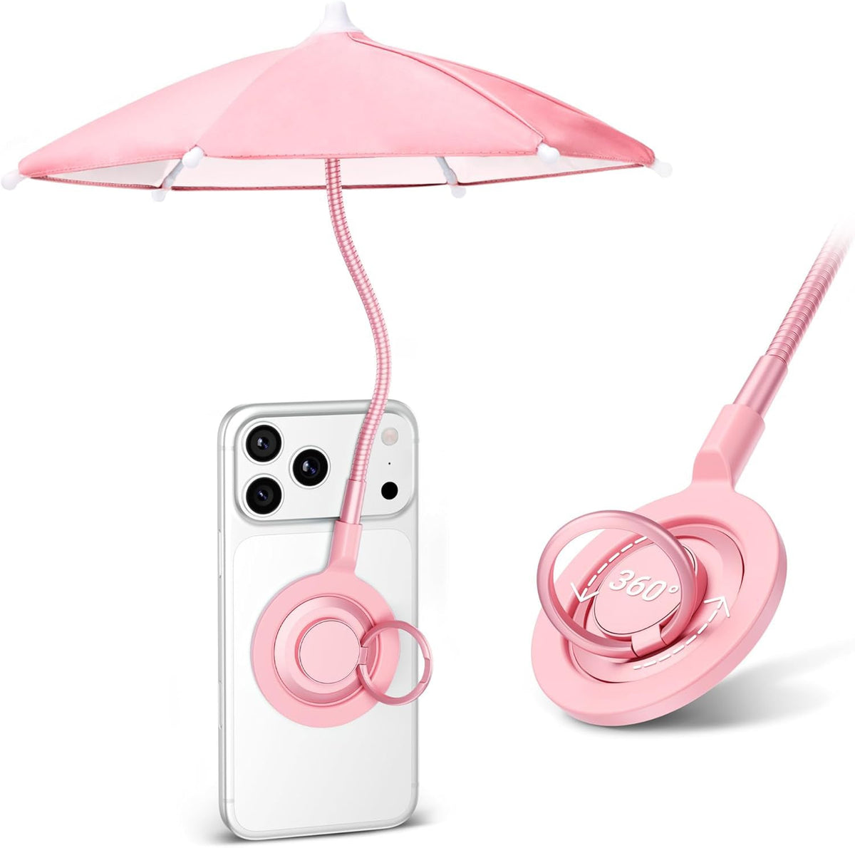 🌸LAST DAY SPECIAL PRICE!!🌸Magnetic Phone Sun Shade Umbrella – Adjustable Anti-Glare Screen Shield