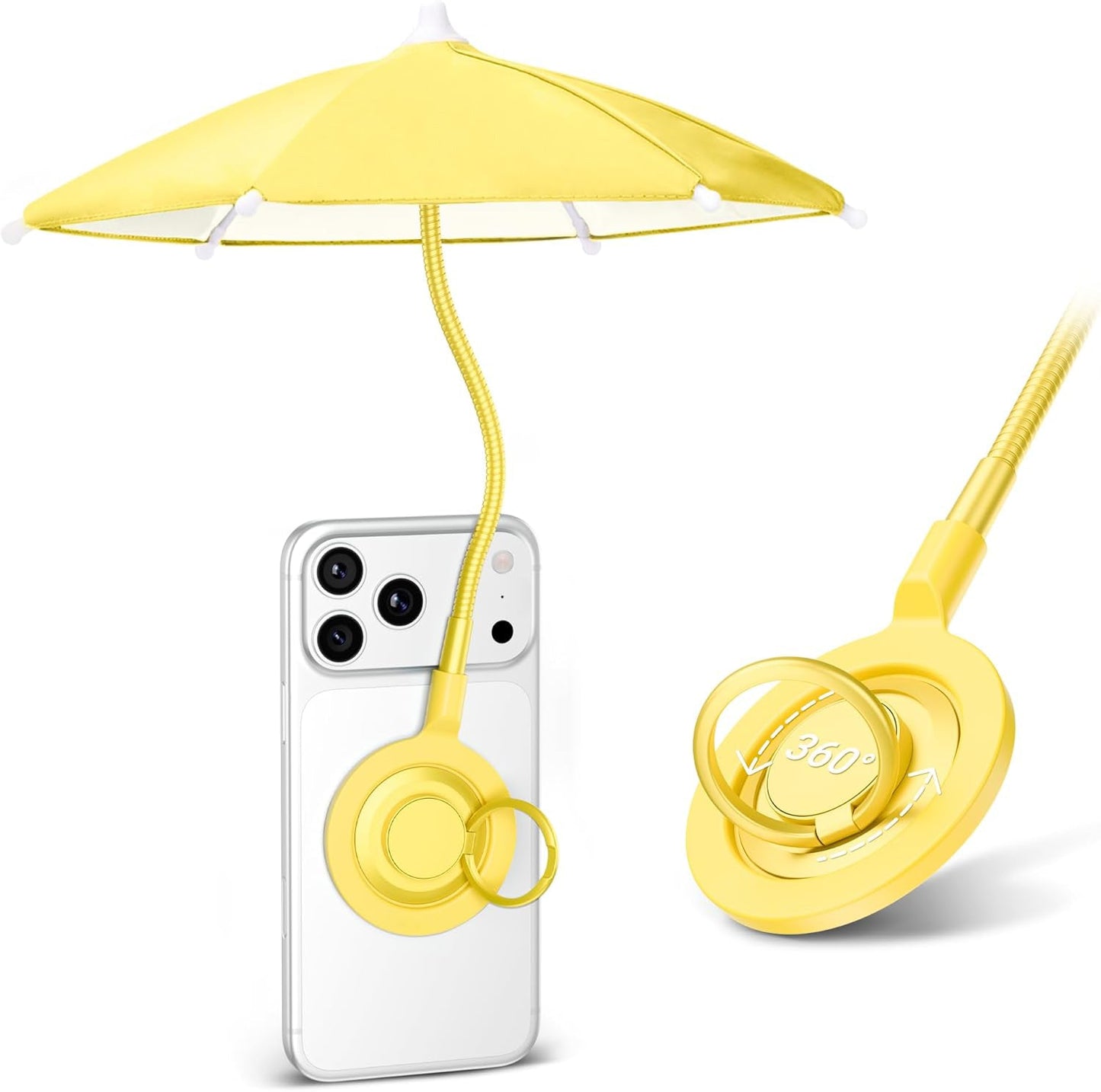 🌸LAST DAY SPECIAL PRICE!!🌸Magnetic Phone Sun Shade Umbrella – Adjustable Anti-Glare Screen Shield