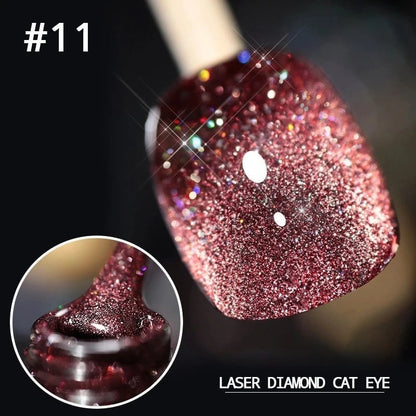 💥Hot Sale 50% OFF💎Laser Diamond Cat Eye Nail Polish