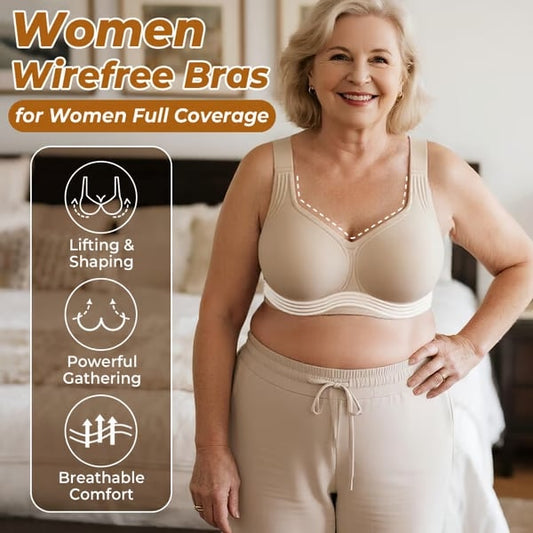 🎁Last Day Promotion 50% OFF ✨🏆Super firming bra | Women Wirefree Seamless Bras 👍No more sagging breasts