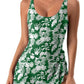 One Piece  Tummy Control Swimdress Swimsuits for Women