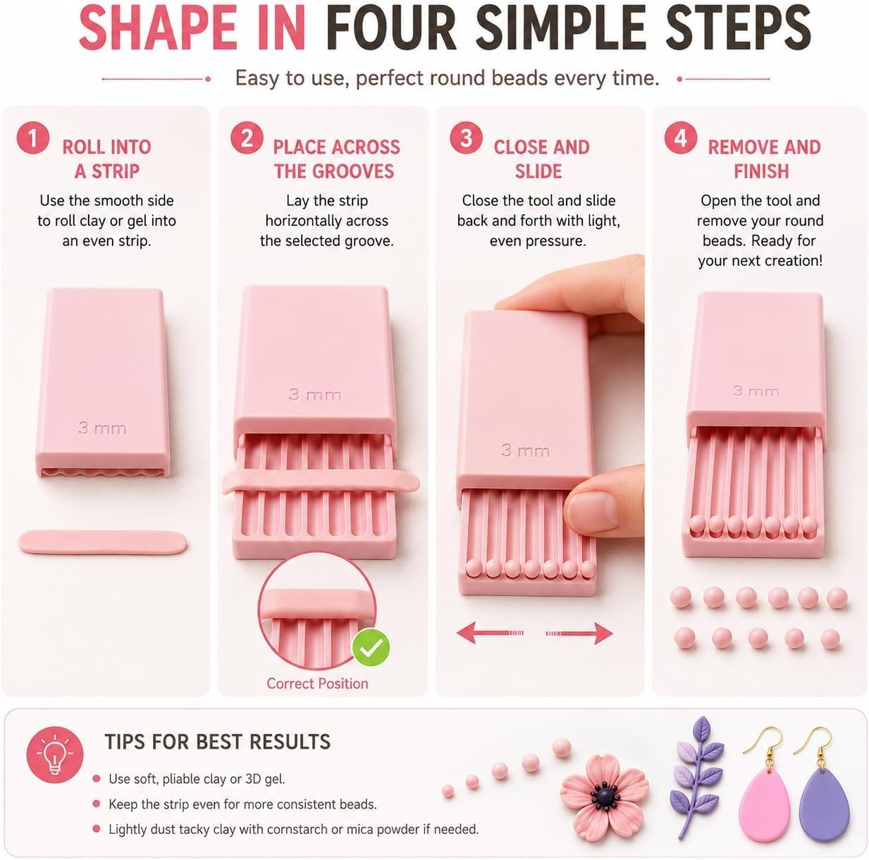 🌸LAST DAY SPECIAL PRICE!!🌸Clay gel ball making tool - suitable for all kinds of DIY