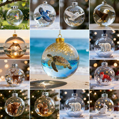 🎁 Last Day 49% OFF - 2026 Wildlife Wonders Collection Crystal  Ornament