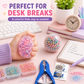 🎅Christmas HOT SALE💞50K+ SOLD!✨ DIY Stress Ball Making Kit, Includes 6 Filling Packs, 10 Transparent Blank Soft Skins, Expansion Tool, Ideal for Adult Stress Relief, Squishy Maker