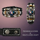 🌙Glow-in-the-Dark 12 Leather Zodiac Bracelet🪐 for Men and Women(6.9/8.1in)