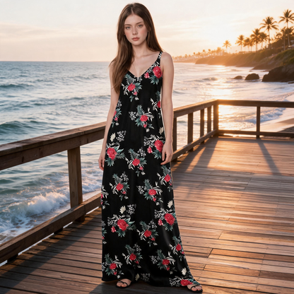 🌸LAST DAY SPECIAL PRICE!!🌸Flowy Vacation Maxi Dress
