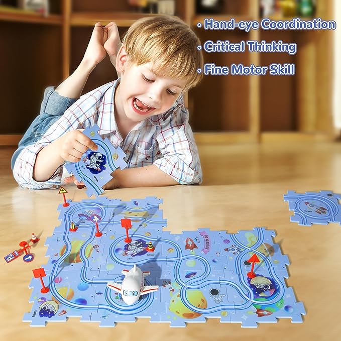 🎁Hot Sale 49% Off🚗Kids Car Track Set