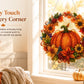 🎁Last Day Promotion 49% OFF🔥✨Autumn Harvest Pumpkin Diamond Art Hanging Ornament Kit