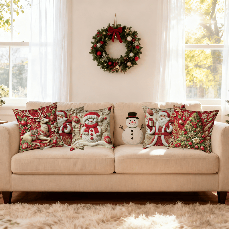 🎅 Christmas Hot Sale 49% OFF🏆Red Christmas pillowcase