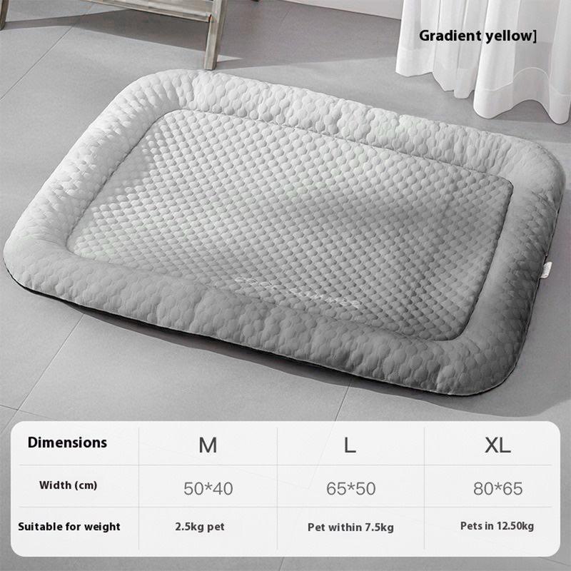 🎁Last Day Promotion 49% OFF🔥❄Pawchill™🇬🇧Pet Cooling Mat for Dogs & Cats 🐾  Naturally Cool Ice-Silk Pad • Breathable, Washable & Soft 🌿  For Floors, Sofas & Car Travel • Multiple Sizes • Gradient Colours ☀️🐶🐱