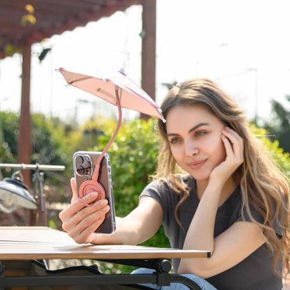 🌸LAST DAY SPECIAL PRICE!!🌸Magnetic Phone Sun Shade Umbrella – Adjustable Anti-Glare Screen Shield
