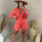 🔥BUY 2 GET 10% OFF🔥Casual Short V-Neck Lace Suit