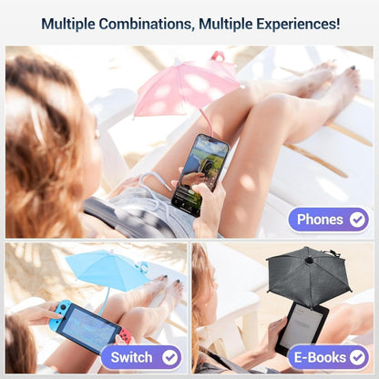 🌸LAST DAY SPECIAL PRICE!!🌸Magnetic Phone Sun Shade Umbrella – Adjustable Anti-Glare Screen Shield