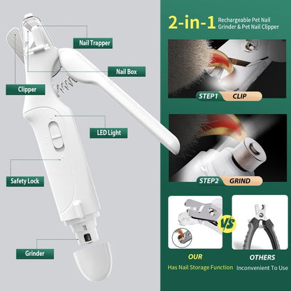 🔥LAST DAY 50% OFF✨2-in-1 pet nail polisher🎁