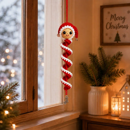 🎅Crochet Snowman Spiral Oranment DIY Kit -🎄🧶A Beginner-Friendly Crochet Experience Inspired by the Magic of Christmas.