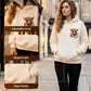 🎅CHRISTMAS SALE 50% OFF!!🎁🐄Cute Highland Cow Cozy Fleece-Lined Hooded Sweatshirt