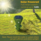 💥Last Day Special Sale 49% OFF👚 Solar Powered Waterproof Screw Mole Repellent