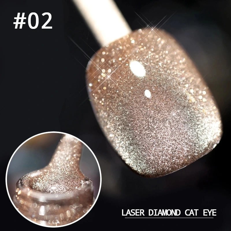 💥Hot Sale 50% OFF💎Laser Diamond Cat Eye Nail Polish