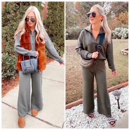 💝2026 New Sale 50% OFF!!⚡🎀Women's 2 Piece Casual Outfits Sweatsuit Set