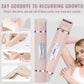 🎁Last Day Promotion 49% OFF🔥Akunbem🇬🇧 Rechargeable Women’s Trimmer ⚡  Dual Heads • IPX7 Waterproof • Painless Precision for Face, Bikini & Body 💧