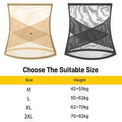 🎆New Year Sale🔥Cross Mesh Girdle for Waist Shaping