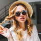 📢BUY 1 GET 1 FREE!!😎 2026 New Polarized UV400 Protection Trendy Round Cat-eye Sunglasses 😺🕶️