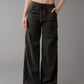 🔥2024 New Arrival🔥Linen-Blend Wide-Leg Cargo Pant