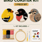 🧵Beginner-Friendly🐦DIY Bird Coasters Punch Needle Kit☕(Quick-Dry, Moisture-Proof & Easy-Clean)