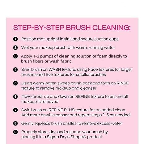 🤩Makeup Brush Cleaner Mat💦