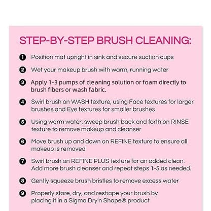 🤩Makeup Brush Cleaner Mat💦