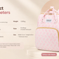 🛏️4-in-1 Diaper Bag Backpack | Portable Baby Changing Travel Bed with Mosquito Net🍼