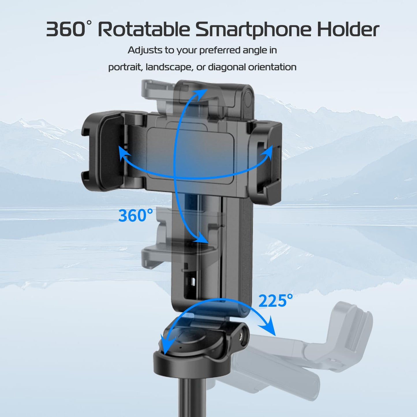 🔥2025 NEW SALE - 49% OFF🔥Extendable Grip Phone Tripod with Detachable Remote (Pocket Size)