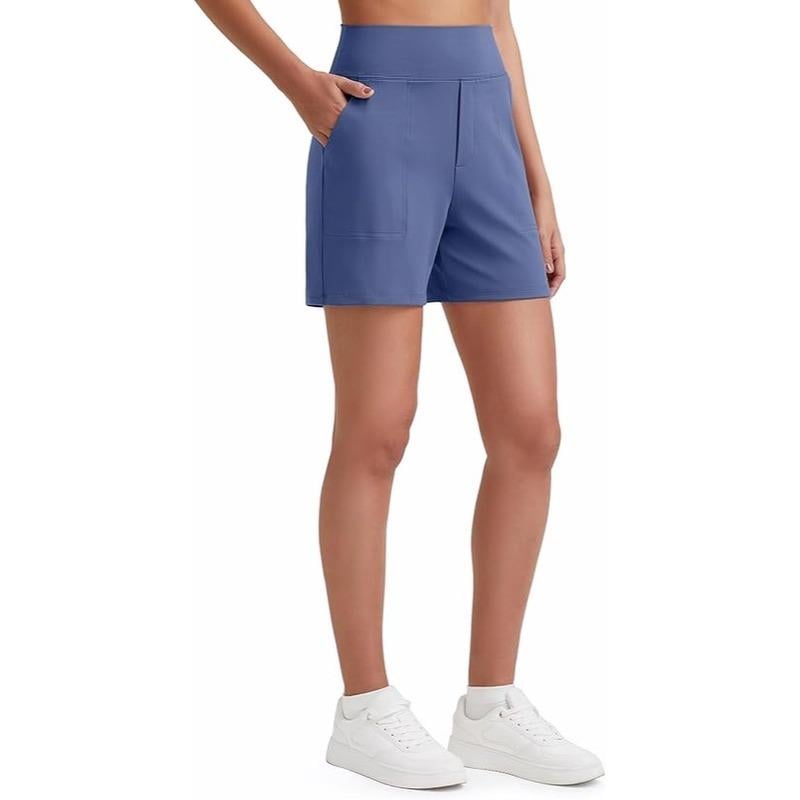 ⏳Last Day Promotion 49% OFF with FREE GIFT🎁✨AuraFit™ Everyday High-Waisted Shorts – Lightweight & Breathable with Functional Pockets 🌿
