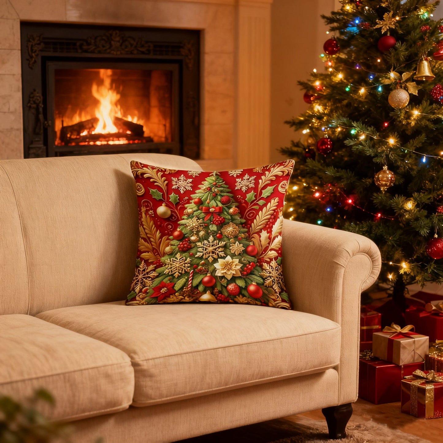 🎅 Christmas Hot Sale 49% OFF🏆Red Christmas pillowcase
