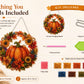 🎁Last Day Promotion 49% OFF🔥✨Autumn Harvest Pumpkin Diamond Art Hanging Ornament Kit
