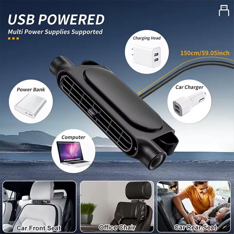 💥Last Day Special Sale 49% OFF👚Adjustable Cooling Fan for Driver and Passenger's Seat