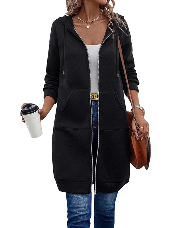 🌸LAST DAY SPECIAL PRICE!!🌸Women Casual Zip up Fleece Hoodies