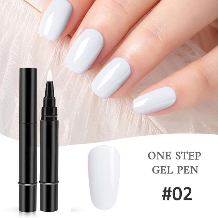 💅 Limited Time Buy 1 Get 1 Free✨One Step Nail Gel Pen🎨Free handheld mini UV nail lamp💡