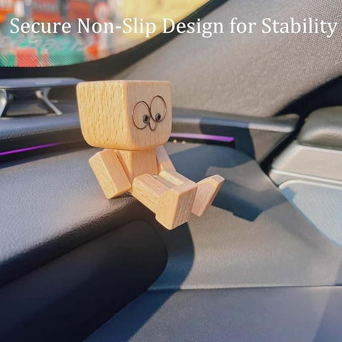 💥Last Day Special Sale 49% OFF👚Charming Little Wooden Figure That Sways with 12PCS Magnetic Expressions🔥