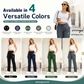 🎁Last Day Promotion 49% OFF🔥Women’s Straight-Leg Cargo Trousers – Elastic Waist, 6-Pocket Casual Pants for Work, Travel & Everyday Wear 👖✨