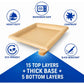 🍟BUY 2 GET 1 FREE + 50% OFF! ♻️Peel-Away Disposable Dinner Plates – 24 CM Square Layered Paper Tray Set